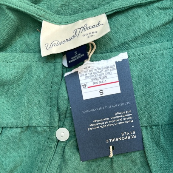 Universal Thread Green Dress NWT! Sz Small - Picture 5 of 5